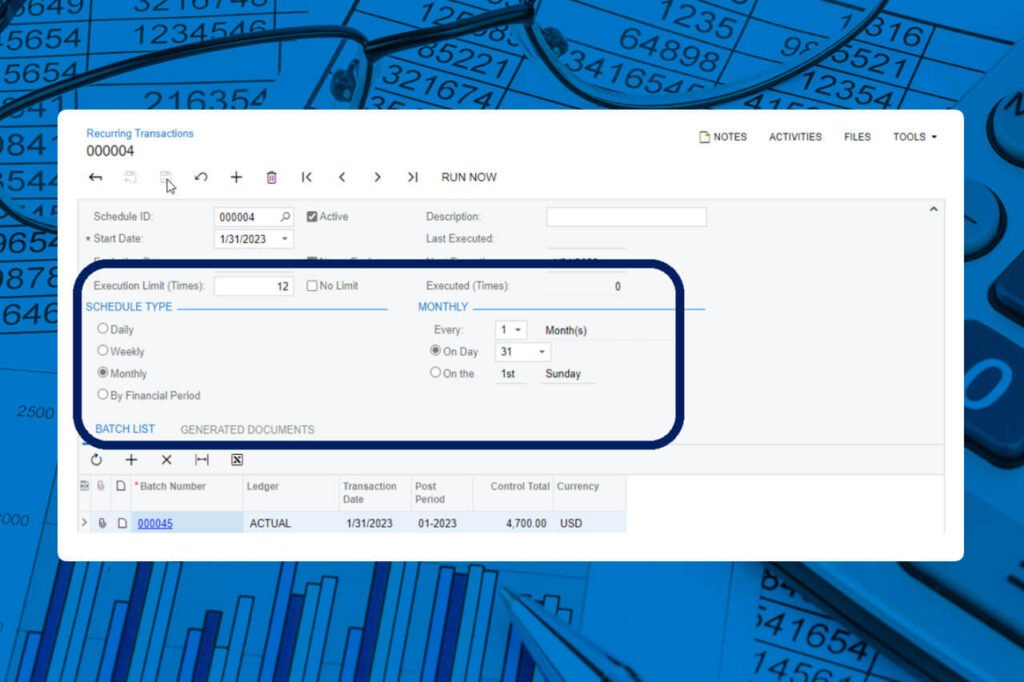 Acumatica Bookkeeping – Recurring Transactions Simplified!